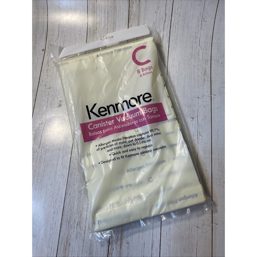 Kenmore C/Q 5055 50104 Canister Vacuum Bags 8 Pack Brand New